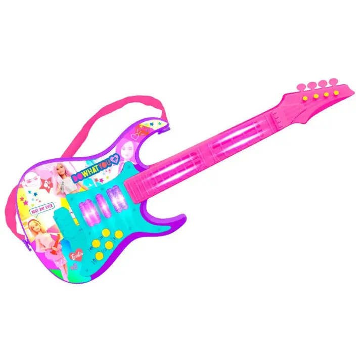 Barbie Guitarra Electronica Con Luz Multicolor - 1