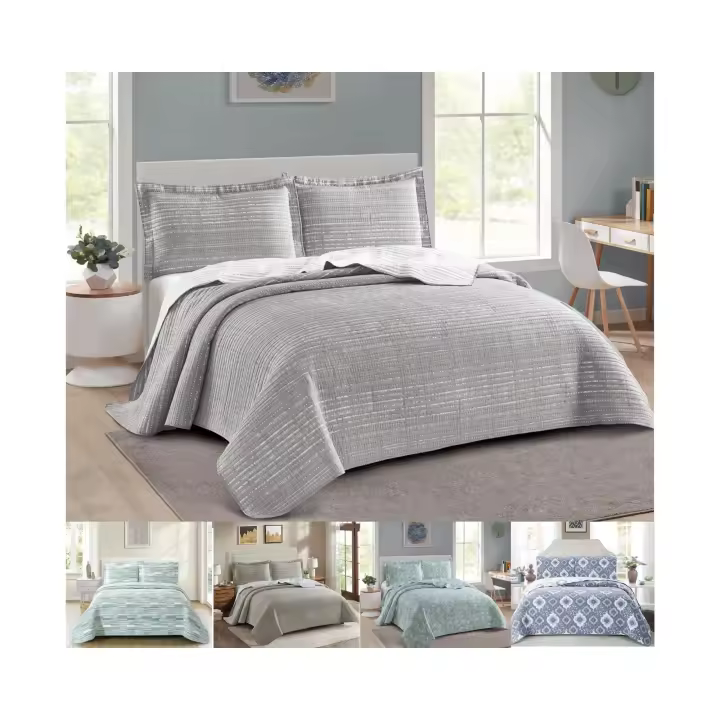 Colcha Fina Primavera/verano Novotextil Tela Jacquard para Camas 90-180. Ligera y Suave, Tejido Interior 100% Algodón y Exterior Poliéster. - 1