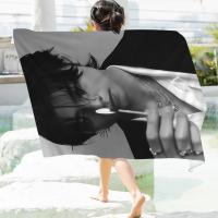 Toalla De Playa Microfibra Absorbente Y Secado Rápido Suave Para Yoga Natación Senderismo Toalla De Baño Cha Eun Woo Corea Tamaño 76x182 Cm - details 14