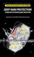Linterna Frontal Recargable Con Sensor De Onda LED Tipo-C Para Camping Y Pesca Luz De Búsqueda Con Batería Integrada Impermeable 7 Modos De Iluminación - details 12