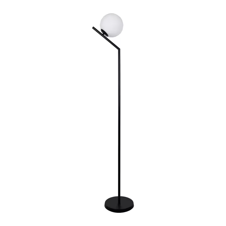 AIMEE Lámpara de Pie 1xE27 Al.165xP.30cm Negro - 1