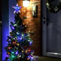 Estrella De Navidad LED 15CM Para Adornos De Árbol De Navidad Con Batería Decoración Doméstica Para Año Nuevo 2025 - details 3