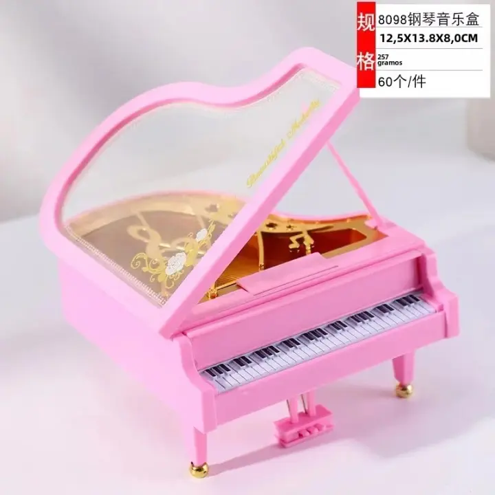 Caja De Música De Ballet Giratoria Con Niña Danzante Regalo Creativo Para Día De San Valentín O Cumpleaños Pequeño Y Encantador - 1
