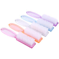 Limpieza De Uñas Multifuncional 10Pcs Cepillo De Uñas Con Mango De Plástico Para Pedicura Y Manicura Herramientas De Limpieza - details 1