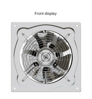 Ventilador De Extractor Incluido 6/7 Pulgadas En Acero Inoxidable Para Baño Y Cocina Tubo De Ventilación Para Ventilador De Pared Y Ventilador De Ventana - details 12