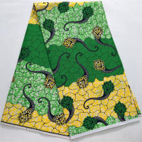 Tela De Estilo Nigéria Ghana Poliéster De Alta Calidad 6 Yardas 2025 Real Ankara Wax Lace Para Vestido De Fiesta Para Mujeres - details 4