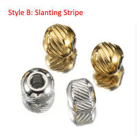 50pcs Cuentas De Acero Inoxidable Con Ribete Tubo Espaciador Para Fabricación De Joyas DIY Color Oro Y Acero Tamaño 4mm 6mm - details 0