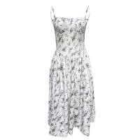 Vestido Midi Elegante Y Delgado Sin Espalda Para Mujer Vestido De Fiesta De Verano Elegante Con Suspensión Sólida Vestidos Para Mujer - details 44