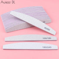 Set De 10 Piezas De Archos Para Uñas Doble Cara Para Manicura Con Papel De Herramientas De Limpieza Curva 100/180 Y 80/80 - details 0