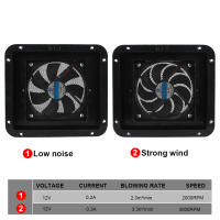 Ventilador De Aire Para Caravana RV 12V Ventilación Lateral Fuerte Para Camping Y Barco Accesorios Automotrices Cartronics - details 2