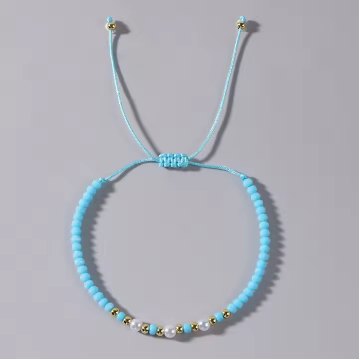 Pulsera Bohemia Go2boho 2024 Diseño Nueva Imitación Perla Cristal Bohemia Cadena Moda Verano Regalos Para Mujeres Y Hombres - 1