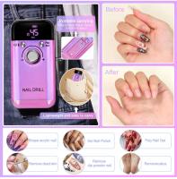 Máquina De Uñas Eléctrica Profesional 45000RPM Para Esmalte De Gel Y Manicura Portátil Recargable Herramienta De Archivo De Uñas - details 3