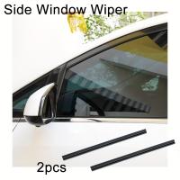 2pcs Limpia Visión Láminas De Lluvia Doble Goma Para Ventanas Laterales De Coche Adecuadas Para Pantallas Del Conductor Y Pasajeros Accesorios De Automóvil - details 3