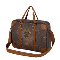 Bolso Bandolera Unisex Ordenador Harry  Potter con Escudo metálico de Hogwarts Coleccion Pride 42x30x9cm - details 0