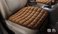Juego De Cubiertas De Asiento De Coche De Peluche Protector Antisalpicaduras Universal Para Automóviles SUVs Sedanes Hatchbacks Camiones Capa De Cojín Delantero/trasero En Negro Gris Beige - details 6