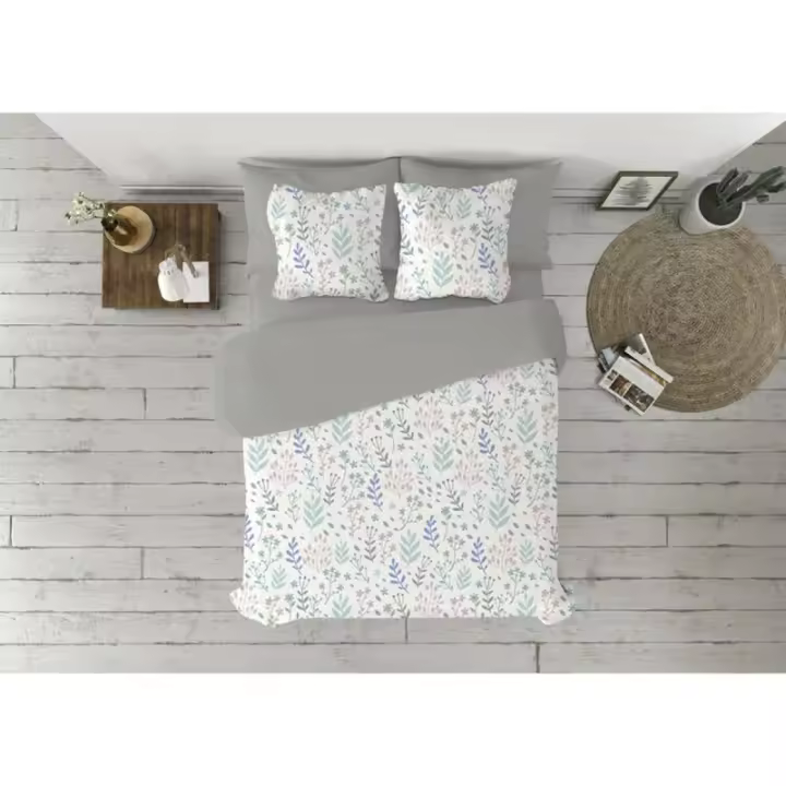 Pierre Cardin - Juego de funda nórdica Pierre Cardin AURIN Gris Cama de 150/160 3 Piezas - 1