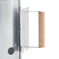 vidaXL Encendedor de barbacoa de carbón de acero galvanizado - details 4