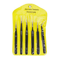 Aguja De Acero Inoxidable Curva Y Recta Negra Para Arte De Uñas Y Rhinestones Herramienta De Picking Nipper Para Sequins Y Piedras Set De Herramientas Manuales - details 8