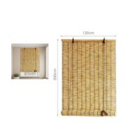 HOGUITA-Estor Enrollable Efecto Bambú, Persiana de Junco Natural para Interior y Exterior, Ideal para Jardín, Terraza o Balcón, Protección Solar y Decorativa, Variedad de medidas - details 1