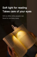 Luz De Lectura Mini Portátil Con Clip Luz Nocturna USB Recargable LED Ajustable Para Dormitorio Protección Ocular 360° Flip - details 10