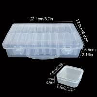 Caja De Almacenamiento Para Pintura Diamante DIY Bordado Joyería Arte De Uñas Mosaico De Strass Multifuncional - details 4