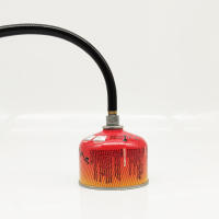 Adaptador De Válvula De Tanque De Gas Plancha Para Estufa De Cocina Multiusos Conector Práctico De Tubo De Gas LPG Sin Ignición Incluida Material Metálico - details 9