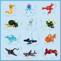 Bloques De Construcción Tema Jardín De Vegetales Y Animales Lindos Dragonfly Spider Mantis Centipede Grasshopper Honeybee Para Niños Mayor De 6 Años Material ABS Sin Batería - details 19