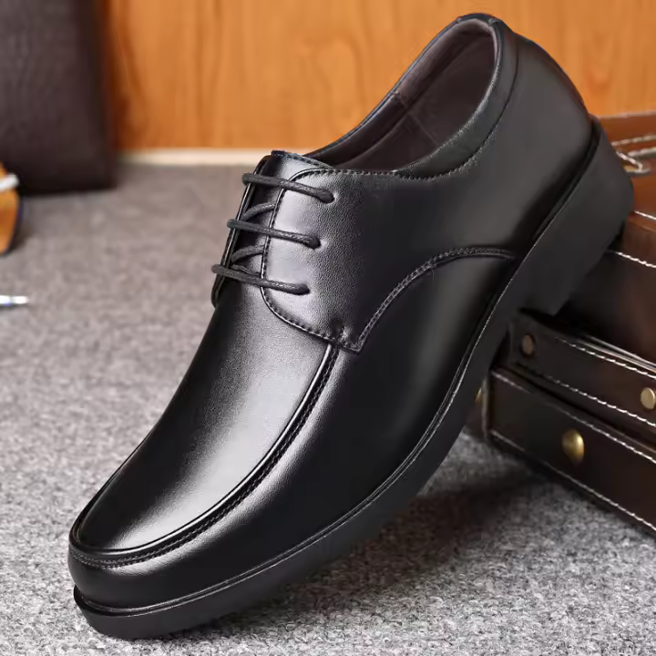 Nuevos Zapatos De Negocios Para Hombre Primavera/Otoño Casual Moda Zapatillas Elegantes Planas Tendencia Zapatos Formales De Piel - 1