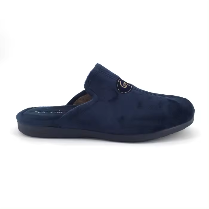 Chancla de Garzón para hombre, mod.6101.247, zapatilla de estar por casa calentitas con suela de goma - 1