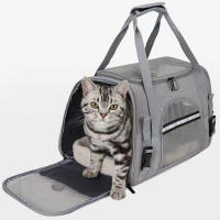 Mochila Porta Mascotas Para Perros Y Gatos Transpirable Tamaño Medio Material Oxford Adecuada Para Todas Las Estaciones - details 7