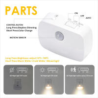 Lámpara Nocturna LED Con Sensor De Movimiento EU Plug Para Decoración De Habitaciones De Niños Pasillo Escaleras WC Lámpara Nocturna Para Dormitorio - details 8