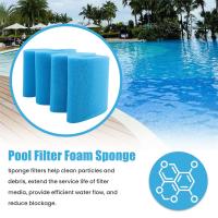 Esponja de cartucho de filtro de piscina, herramienta de limpieza de bañera de hidromasaje lavable, reutilizable, tipo H, 4 paquetes - details 6