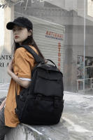 Mochila Estudiantil Negra De Gran Capacidad Estilo Harajuku Casual Para Hombres Y Mujeres Mochila Unisex De Calle Alta Ruta Bolsa De Viaje - details 6