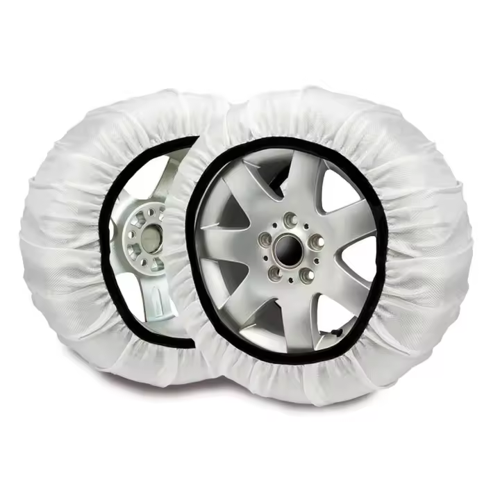 Cadenas Textiles Snovit Fix&GoTex Plus - 8Z01L Talla L - Máxima Tracción y Seguridad en Nieve y Hielo - 1