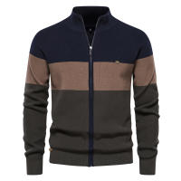 2024 nueva chaqueta suéter para hombres tamaño europeo otoño e invierno suéter cárdigan chaqueta de moda de alta calidad para hombres - details 1
