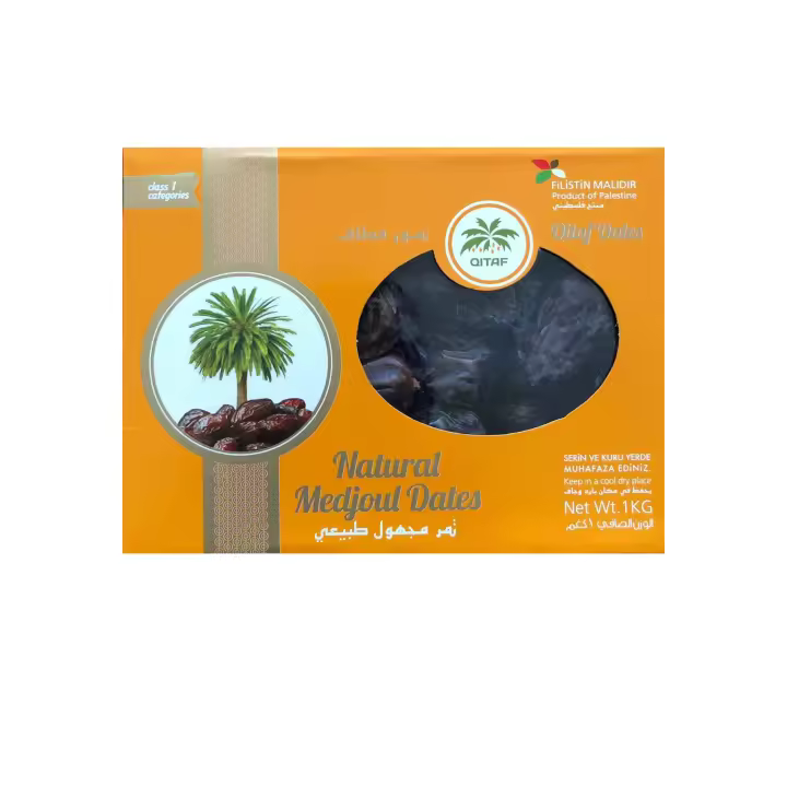 NATURAL MEDJOUL DATES .TAMAÑO JUNIOR PRODUCTO DE PALESTINE. 100 % NATURAL 1KG - 1