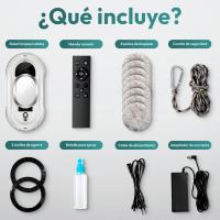 RELAXTY Robot Limpiacristales Electrico 90W con Succión 5600Pa – Limpia Cristales para Ventanas, Control Remoto - details 3