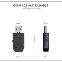 -Adaptador de Audio 3 en 1 con Bluetooth, receptor USB, transmisor de 3,5mm, conector auxiliar, Dongle para TV, PC, coche, música, reproductor de CD MP3, altavoz - details 9
