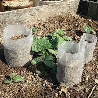 100pcs 12x13cm Biodegradable Woven Plant Bags Fabr Plant Pots for Planting - details 1