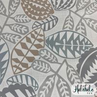Mantel Hulehule Tex - Estampado Hojas Grises - PVC Impermeable - Mesa Rectangular - details 1