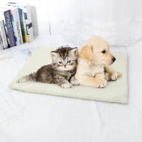 Manta Calentable Auto-Desencadenada Para Gatos Y Perros Alfombra Cálida De Lana Suave Color Aleatorio Para Mascotas - details 0