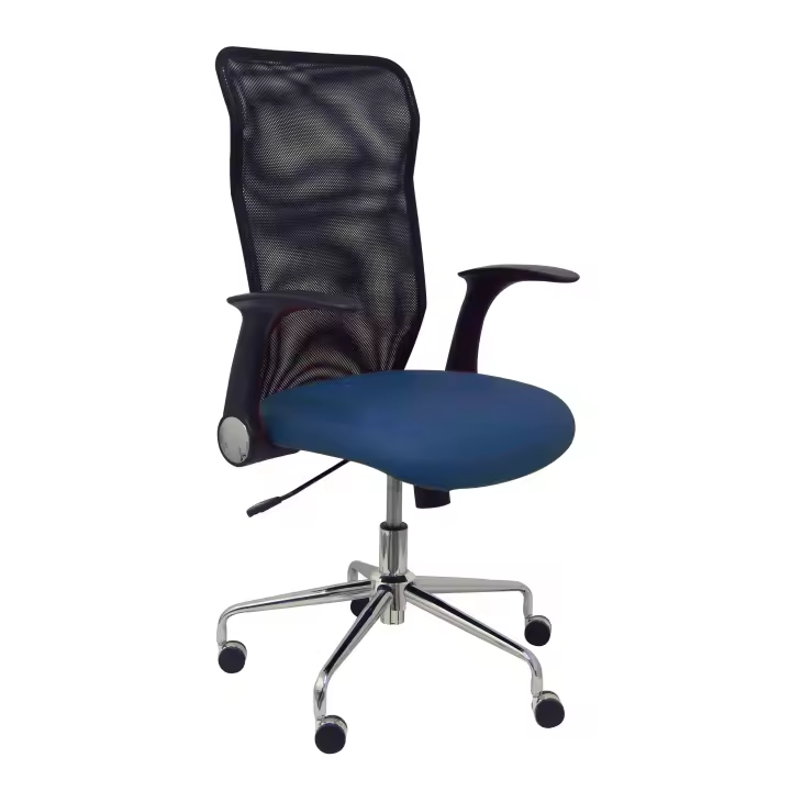 Piqueras Y Crespo Silla de Oficina Ergonómica con Brazos Retráctiles y Respaldo de Malla - 1