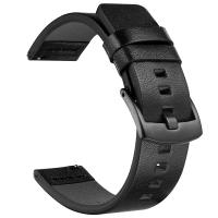 Correa De Reloj De Cuero 20mm 22mm Para Samsung Galaxy Watch 3 Active2 Huawei Watch GT 2 Quick Release Compatible Con Varias Marcas - details 4