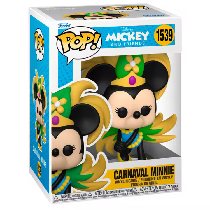 Figura Pop Disney Mickey And Friends Carnaval Minnie-Figura de Vinilo Coleccionable - Idea de Regalo- Mercancia Oficial - Juguetes para Niños y Adultos - Movies Fans - Muñeco para Coleccionistas y Exposición - 1