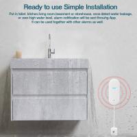 Sensor Inteligente De Fugas De Agua Tuya WiFi Monitorización Remota De Nivel De Inundación Y Alarma Sonora Sistema De Seguridad Para Prevención De Fugas - details 9