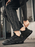 Zapatos De Correr Para Hombre 2024 Calidad Superior Transpirables Moda Invierno Con Lining De Peluche Cálido Comodidad Clásicos Casuales Con Punta Redonda Material Superior Artificial - details 9