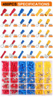 Kit De Herramientas Para Despegar Y Amolar Terminales De Cable Insulados AWG22-13/0.5-2.5mm² Herramienta De Crimpado Con Engrosamiento Ratcheting Para Electricidad - details 1