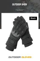 Guantes De Motocicleta Para Hombre Impermeables Y Transpirables Toque De Pantalla Moto Motocross Negro Material Poliéster Y Nylon - details 6