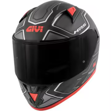 Casco Integral Givi 50.6 Sport Deep Gris Rojo H506FEPBR - 1