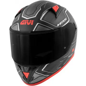 Casco Integral Givi 50.6 Sport Deep Gris Rojo H506FEPBR - 1